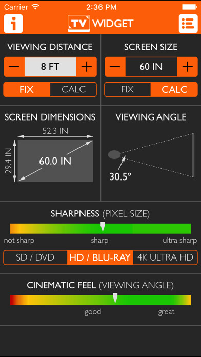 Emulate iPhone app TV Widget + using MyAndroid