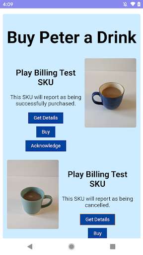 Run android online APK TWA Play Billing Demo from MyAndroid or emulate TWA Play Billing Demo using MyAndroid