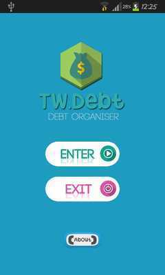 Emulate Android APK TWDebt - Debt Organiser Emulate Android APK TWDebt - Debt Organiser