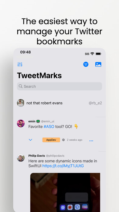 Emulate iPhone app TweetMarks using MyAndroid Emulate iPhone app TweetMarks using MyAndroid