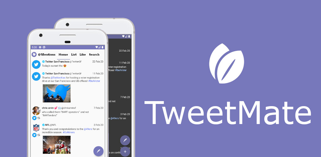 Run android online APK TweetMate for Twitter from MyAndroid or emulate TweetMate for Twitter using MyAndroid