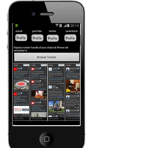 Run android online APK TweetsBrowser from MyAndroid or emulate TweetsBrowser using MyAndroid
