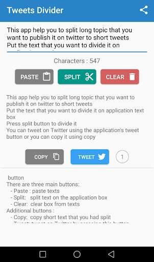 Run android online APK Tweets Divider from MyAndroid or emulate Tweets Divider using MyAndroid Run android online APK Tweets Divider from MyAndroid or emulate Tweets Divider using MyAndroid