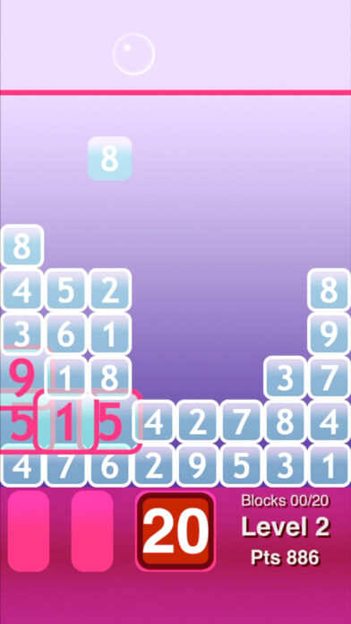 Emulate iPhone app Twentris HD,blocks and numbers using MyAndroid