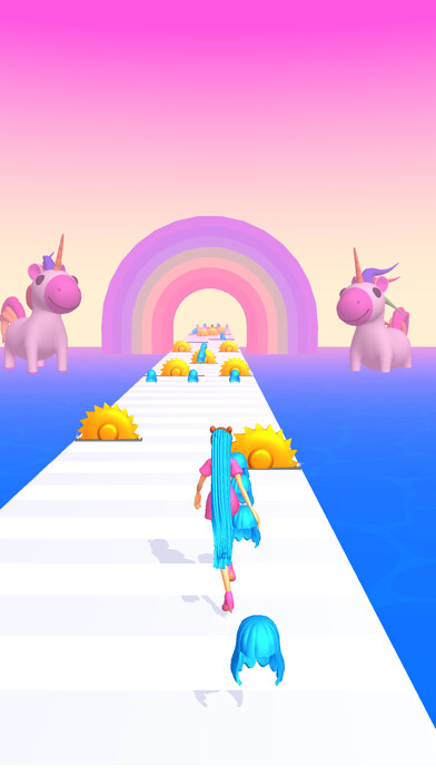 Emulate iPhone app Twerk Hair 3D - Skincare Run using MyAndroid