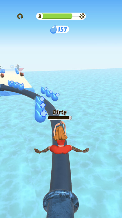 Emulate iPhone app twerk race 3D using MyAndroid