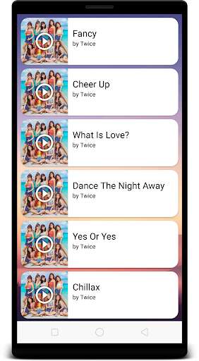 Run android online APK Twice Music & Lyrics - KPop Offline from MyAndroid or emulate Twice Music & Lyrics - KPop Offline using MyAndroid