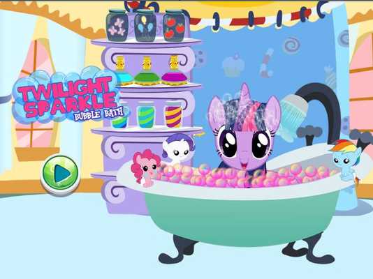 Emulate Android APK Twilight Sparkle Bubble Bath