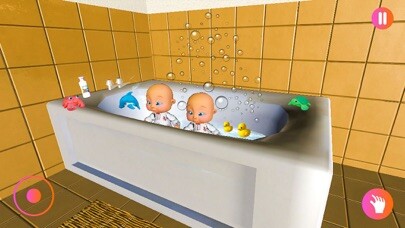 Emulate iPhone app Twin Baby NewBorn Mother Games using MyAndroid