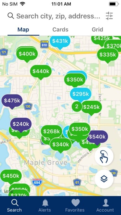 Emulate iPhone app Twin Cities Home Finder using MyAndroid Emulate iPhone app Twin Cities Home Finder using MyAndroid