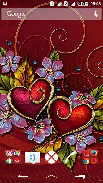 Run android online APK Twin Hearts Xperien Theme from MyAndroid or emulate Twin Hearts Xperien Theme using MyAndroid