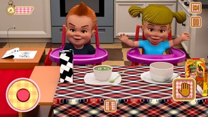 Emulate iPhone app Twins Newborn Care Games using MyAndroid