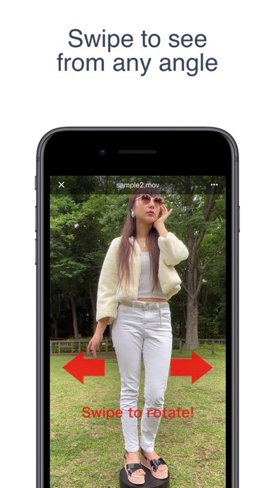 Emulate iPhone app Twirler-360 degree angle using MyAndroid