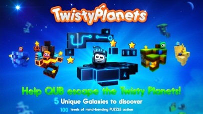 Emulate iPhone app Twisty Planets Free using MyAndroid