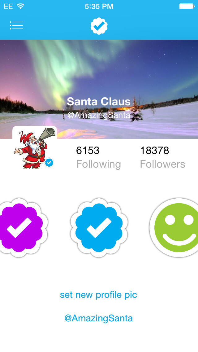 Emulate iPhone app TwitBadge using MyAndroid