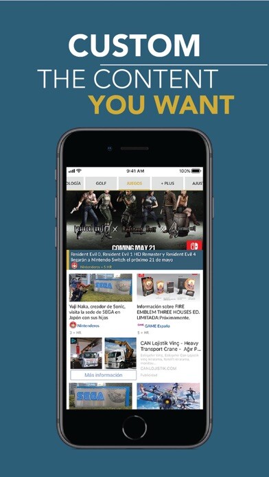 Emulate iPhone app TwitFeed: News + Magazines using MyAndroid