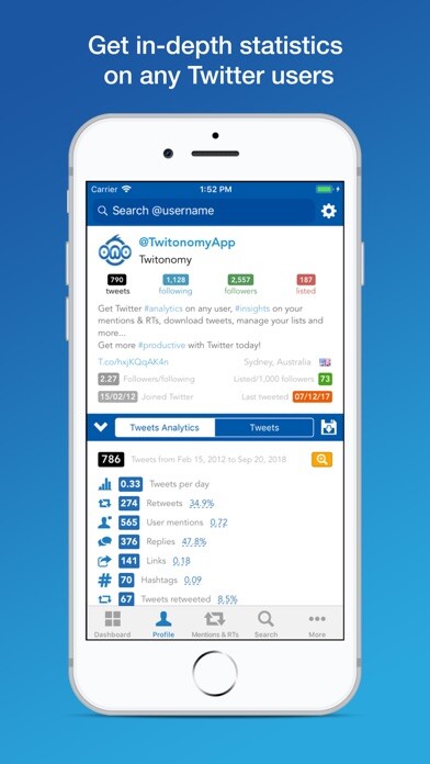 Emulate iPhone app Twitonomy using MyAndroid Emulate iPhone app Twitonomy using MyAndroid
