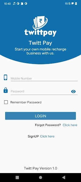Run android online APK TwittPay from MyAndroid or emulate TwittPay using MyAndroid Run android online APK TwittPay from MyAndroid or emulate TwittPay using MyAndroid
