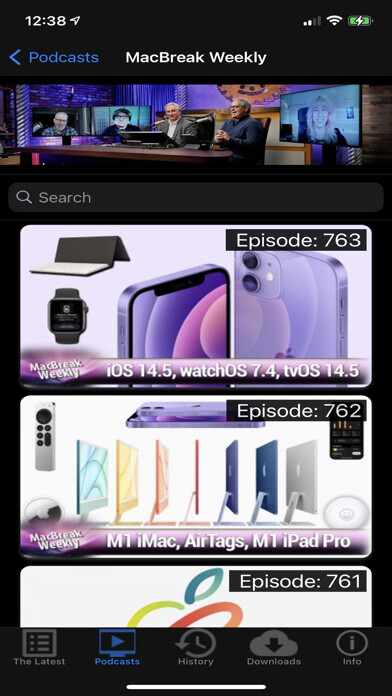 Emulate iPhone app TWiT tv Player using MyAndroid