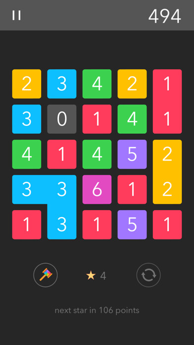 Emulate iPhone app Two 9s - merge numbers puzzle using MyAndroid Emulate iPhone app Two 9s - merge numbers puzzle using MyAndroid