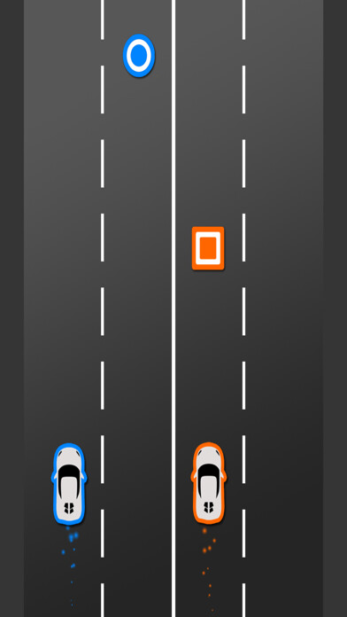 Emulate iPhone app Two Cars - Twins must Avoid Squares using MyAndroid Emulate iPhone app Two Cars - Twins must Avoid Squares using MyAndroid