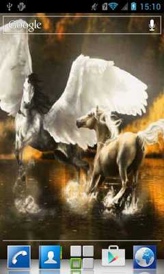 Emulate Android APK Two horses in water LWP
