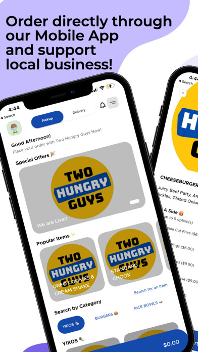 Emulate iPhone app Two Hungry Guys using MyAndroid Emulate iPhone app Two Hungry Guys using MyAndroid