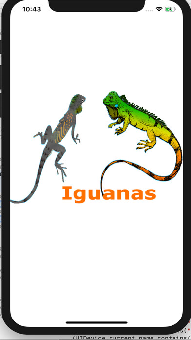 Emulate iPhone app Two Iguanas using MyAndroid