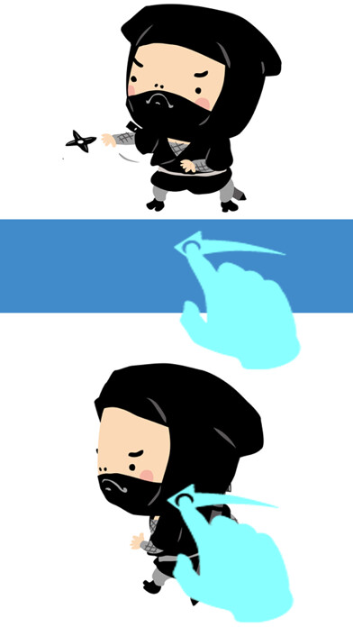 Emulate iPhone app two people ninja using MyAndroid