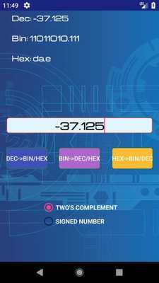 Emulate Android APK Twos Complement Converter Emulate Android APK Twos Complement Converter