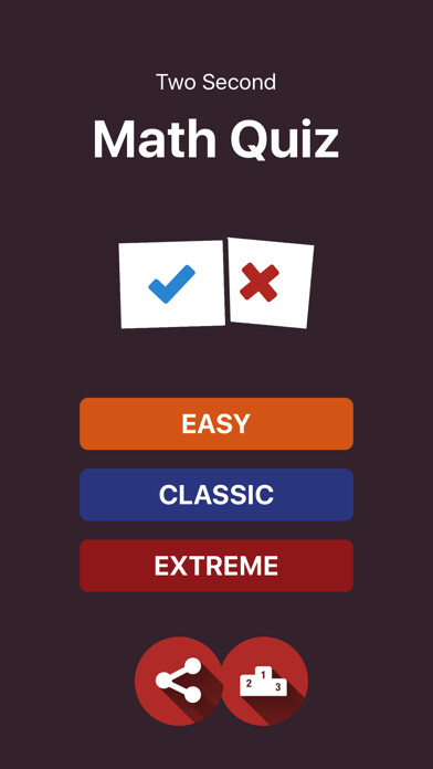 Emulate iPhone app Two Second Math Quiz using MyAndroid Emulate iPhone app Two Second Math Quiz using MyAndroid