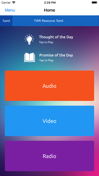 Emulate iPhone app TWR India Media using MyAndroid