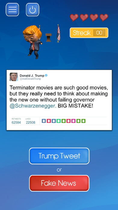 Emulate iPhone app Twump using MyAndroid