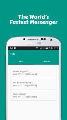 Emulate Android APK Txtr - Flick and Send Emulate Android APK Txtr - Flick and Send
