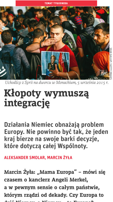 Emulate iPhone app Tygodnik Powszechny using MyAndroid