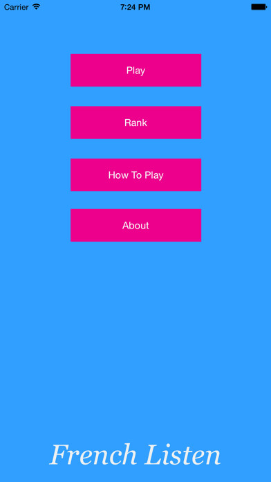 Emulate iPhone app TyGonFR - French Listen Practice Free using MyAndroid