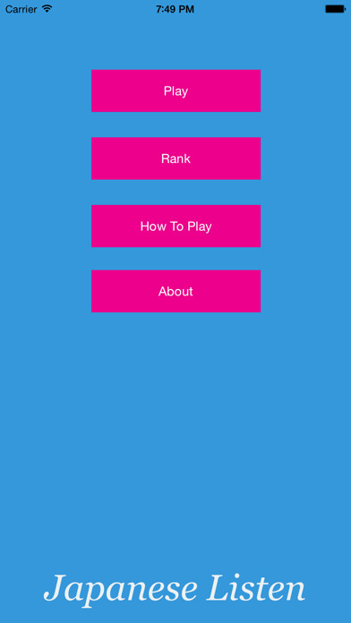 Emulate iPhone app TyGonJP - Japanese Listen Practice Free using MyAndroid Emulate iPhone app TyGonJP - Japanese Listen Practice Free using MyAndroid