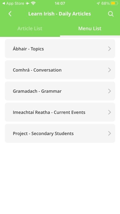 Emulate iPhone app TYM - Learn Irish using MyAndroid Emulate iPhone app TYM - Learn Irish using MyAndroid