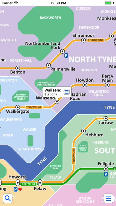Emulate iPhone app Tyne and Wear Metro by Zuti using MyAndroid Emulate iPhone app Tyne and Wear Metro by Zuti using MyAndroid