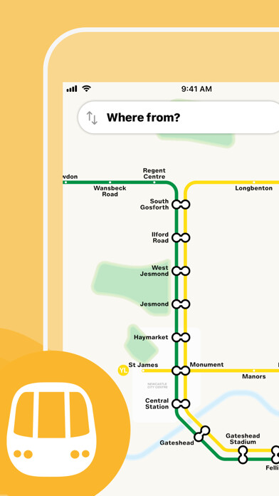 Emulate iPhone app Tyne and Wear Metro Map using MyAndroid Emulate iPhone app Tyne and Wear Metro Map using MyAndroid