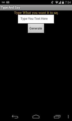 Emulate Android APK Type and Say