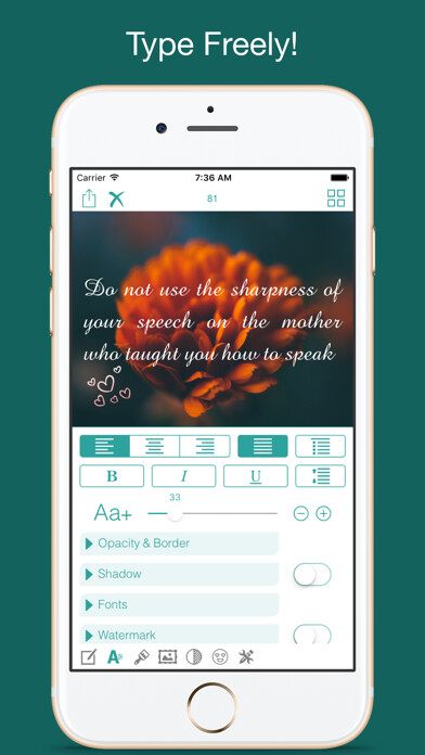 Emulate iPhone app Type Freely using MyAndroid