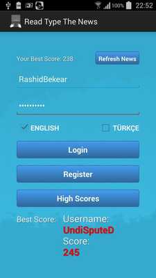 Emulate Android APK Type The News