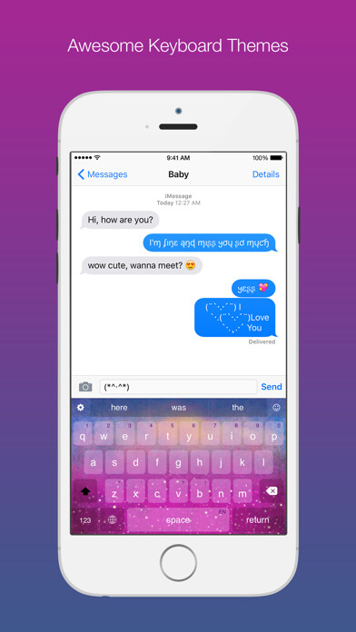 Emulate iPhone app Typiora Keyboard using MyAndroid