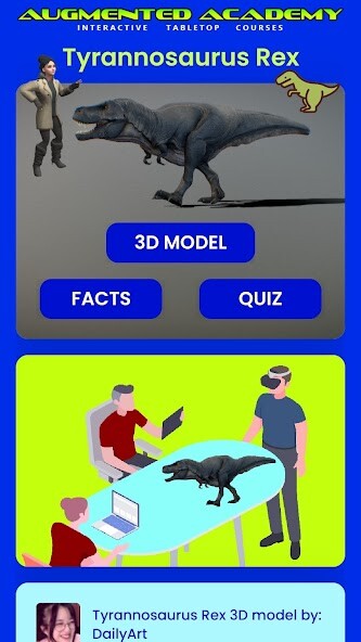 Run android online APK Tyrannosaurus Rex AR Course from MyAndroid or emulate Tyrannosaurus Rex AR Course using MyAndroid
