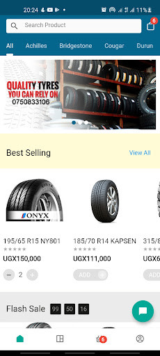 Run android online APK TyreShop UG from MyAndroid or emulate TyreShop UG using MyAndroid