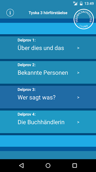 Run android online APK Tyska 3 hörförståelse from MyAndroid or emulate Tyska 3 hörförståelse using MyAndroid Run android online APK Tyska 3 hörförståelse from MyAndroid or emulate Tyska 3 hörförståelse using MyAndroid
