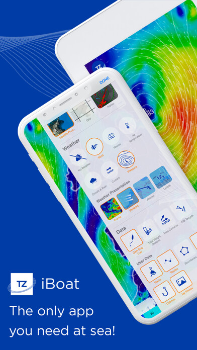 Emulate iPhone app TZ iBoat – Marine Navigation using MyAndroid