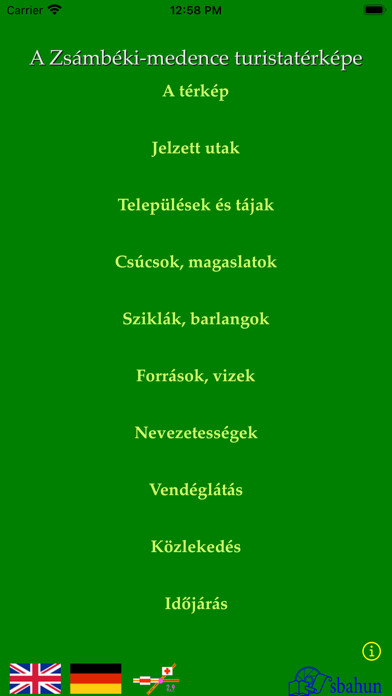 Emulate iPhone app T_Zsámbék using MyAndroid