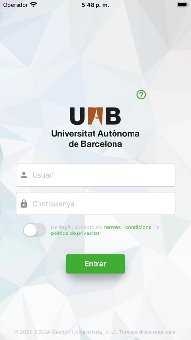 Emulate iPhone app UAB Academic Mobile using MyAndroid